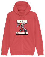 Nebun de Crăciun - Moșul cel vesel Hanorac cu fermoar Unisex Connector