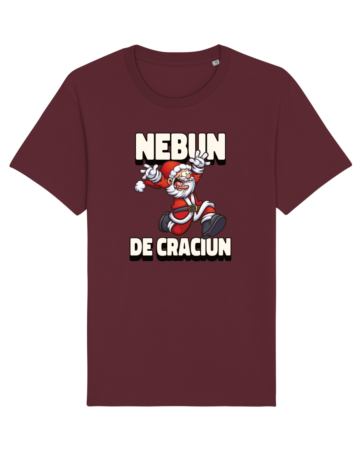 Tricou mânecă scurtă Unisex Rocker Burgundy