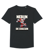 Nebun de Crăciun - Moșul cel vesel Tricou mânecă scurtă guler larg Bărbat Skater