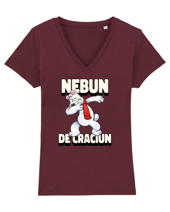 Nebun de Crăciun - Urs polar Burgundy