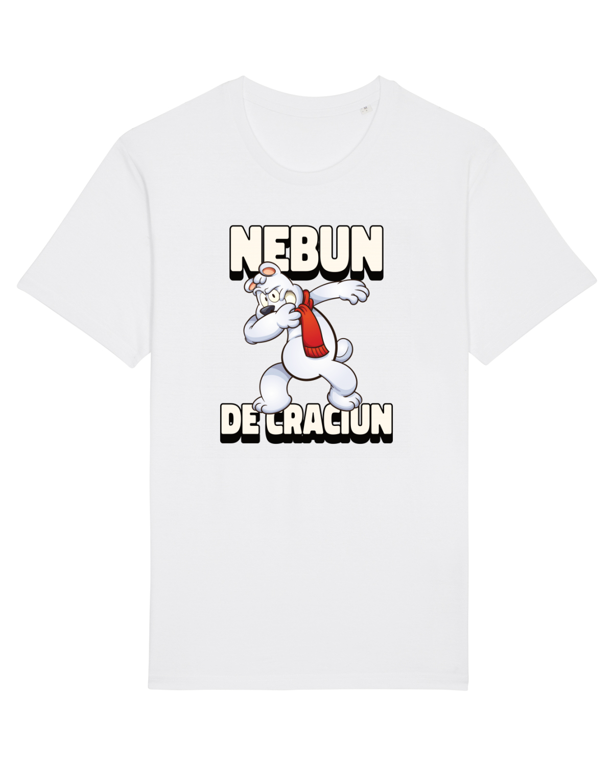 Tricou mânecă scurtă Unisex Rocker White