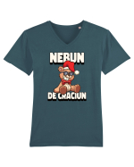 Nebun de Crăciun - Ursuleț simpatic Tricou mânecă scurtă guler V Bărbat Presenter