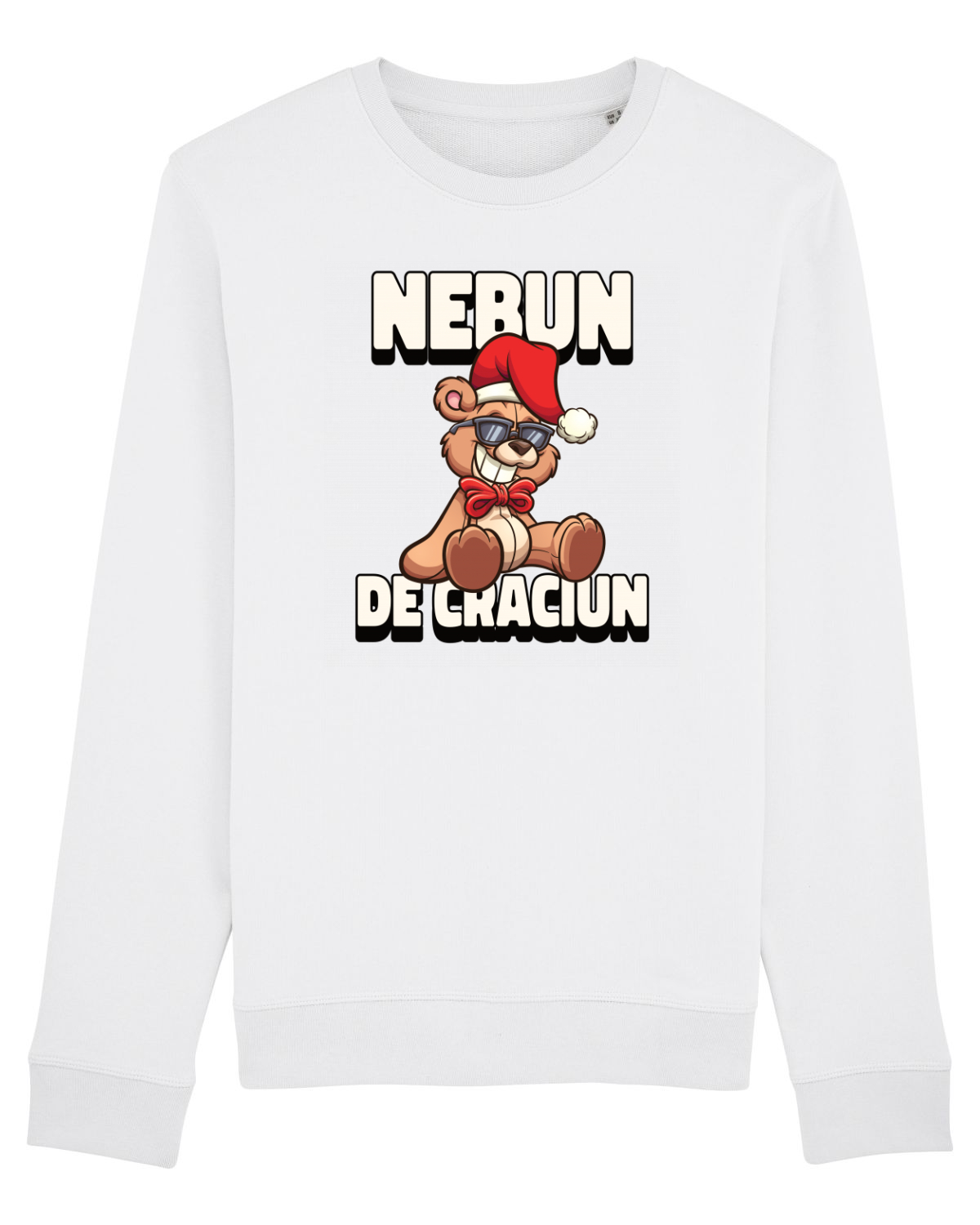 Bluză mânecă lungă Unisex Rise White