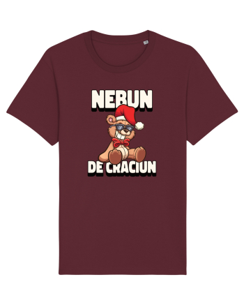 Nebun de Crăciun - Ursuleț simpatic Burgundy