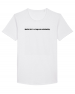 martial arts is a... Tricou mânecă scurtă guler larg Bărbat Skater
