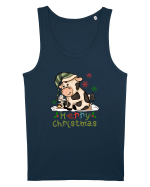 Vacă drăguță Merry Christmas HO HO HO Maiou Bărbat Runs