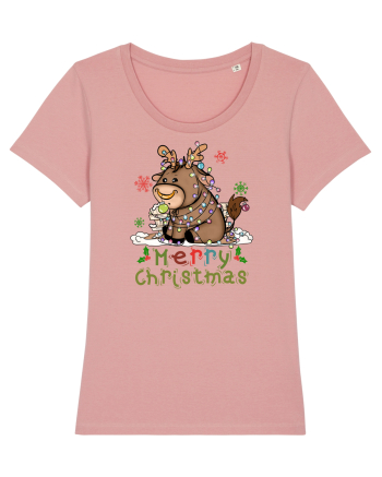 Vacă drăguță Merry Christmas Canyon Pink