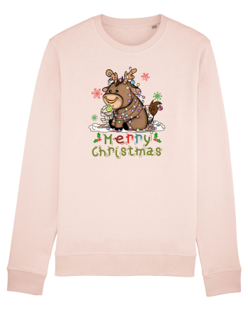 Vacă drăguță Merry Christmas Candy Pink