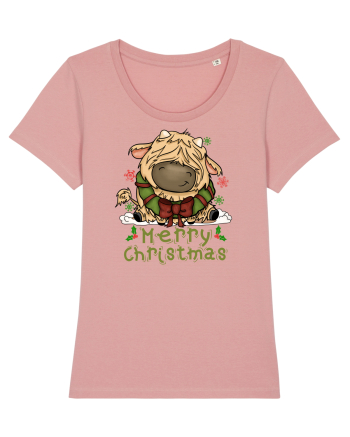 Vacă drăguță Merry Christmas HO HO HO Canyon Pink
