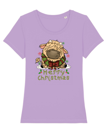 Vacă drăguță Merry Christmas HO HO HO Lavender Dawn
