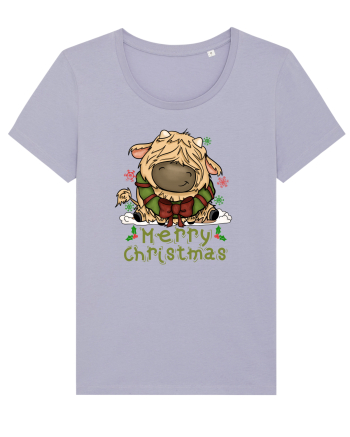 Vacă drăguță Merry Christmas HO HO HO Lavender