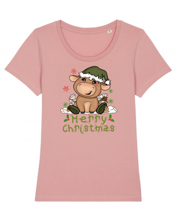 Vacă drăguță Merry Christmas HO HO HO Canyon Pink