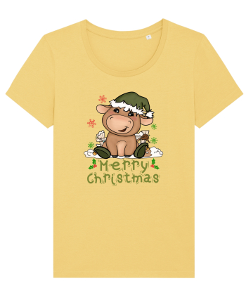 Vacă drăguță Merry Christmas HO HO HO Jojoba