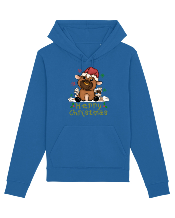 Merry Christmas HO HO HO cu Văcuțe Royal Blue