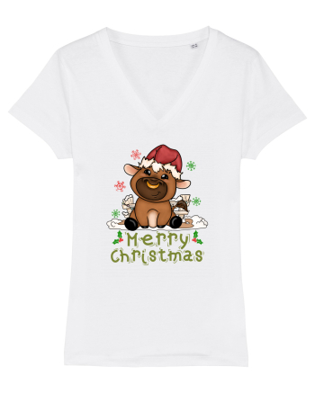 Merry Christmas HO HO HO cu Văcuțe White