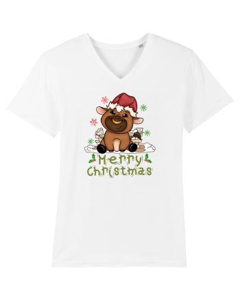 Merry Christmas HO HO HO cu Văcuțe White