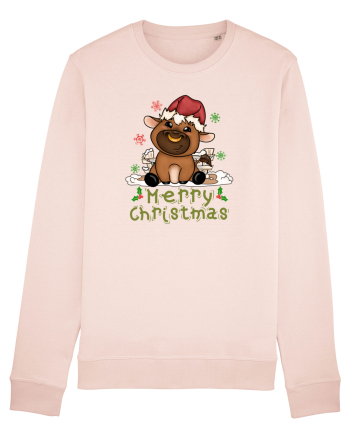Merry Christmas HO HO HO cu Văcuțe Candy Pink