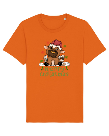 Merry Christmas HO HO HO cu Văcuțe Bright Orange