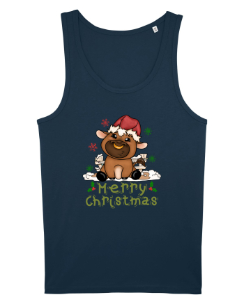 Merry Christmas HO HO HO cu Văcuțe Navy