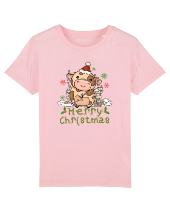 Vaca de Crăciun Cotton Pink