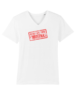 Nu deschide până la Crăciun Tricou mânecă scurtă guler V Bărbat Presenter