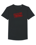Nu deschide până la Crăciun Tricou mânecă scurtă guler larg Bărbat Skater