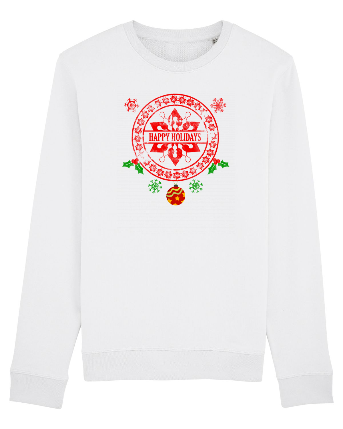 Bluză mânecă lungă Unisex Rise White