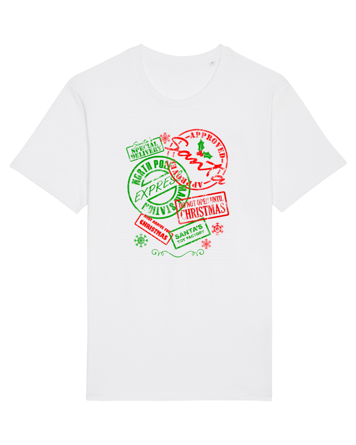 Tricou mânecă scurtă Unisex Rocker White