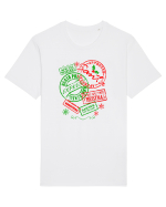 Ștampilat de Moș Crăciun Tricou mânecă scurtă Unisex Rocker
