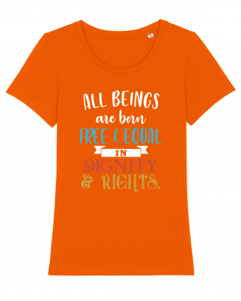 Free and Equal Bright Orange