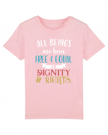 Free and Equal Cotton Pink