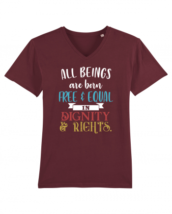 Free and Equal Burgundy