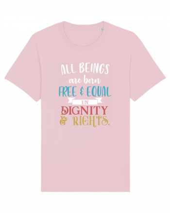 Free and Equal Cotton Pink