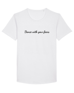 dance with your fears Tricou mânecă scurtă guler larg Bărbat Skater