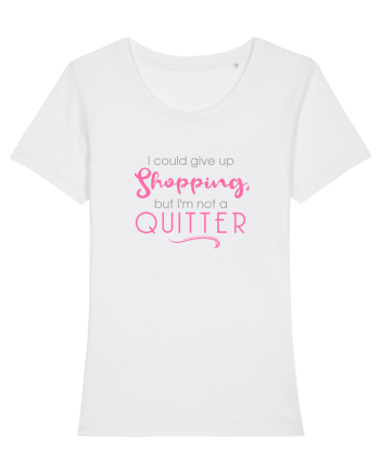 Give up shopping White
