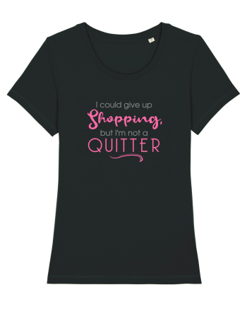 Give up shopping Black