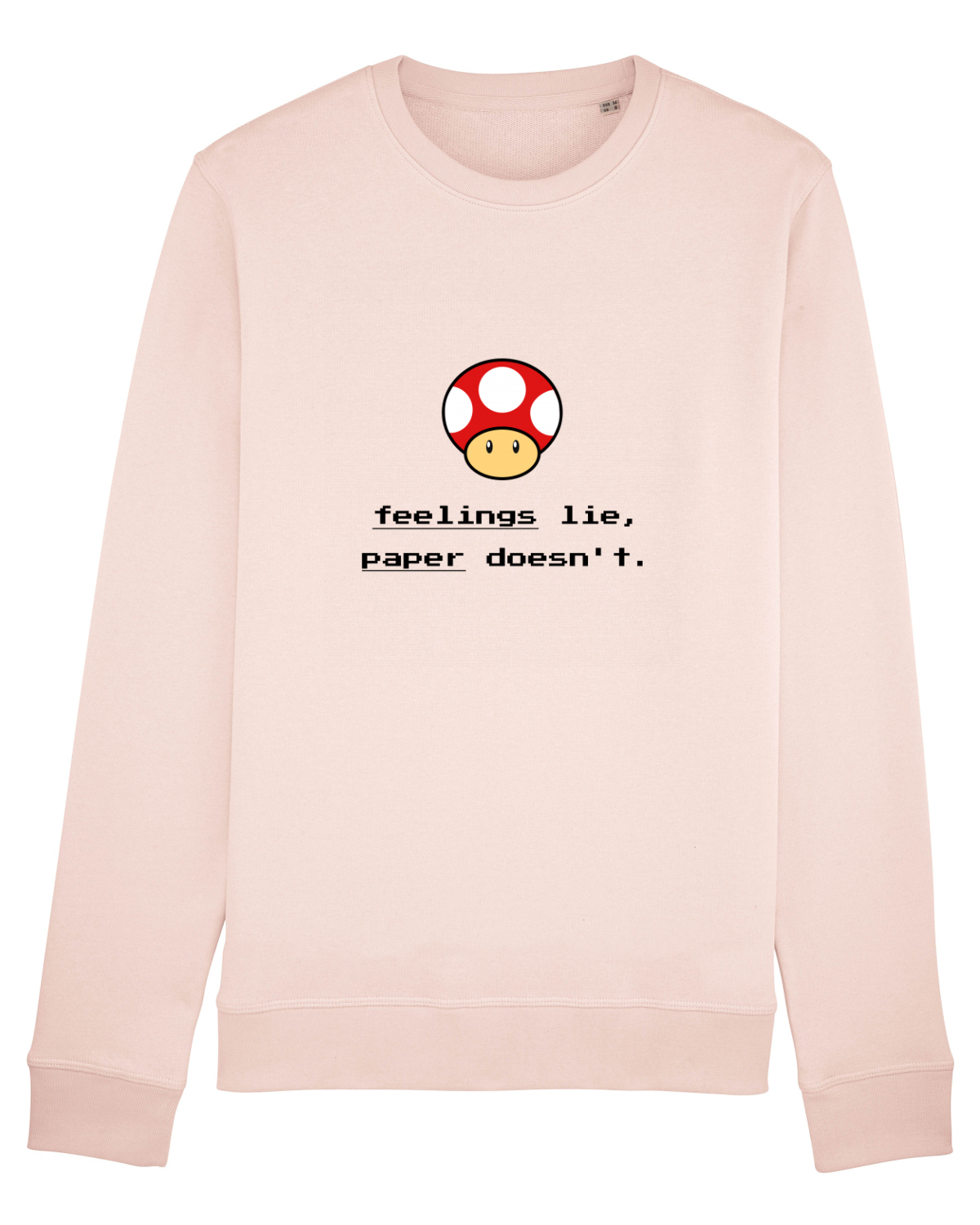 Bluză mânecă lungă Unisex Rise Candy Pink