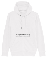 you glow different... Hanorac cu fermoar Unisex Connector