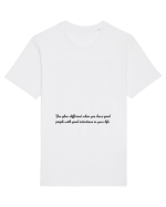 you glow different... Tricou mânecă scurtă Unisex Rocker
