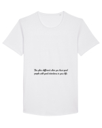 you glow different... Tricou mânecă scurtă guler larg Bărbat Skater