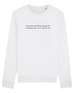 time passes and... Bluză mânecă lungă Unisex Rise