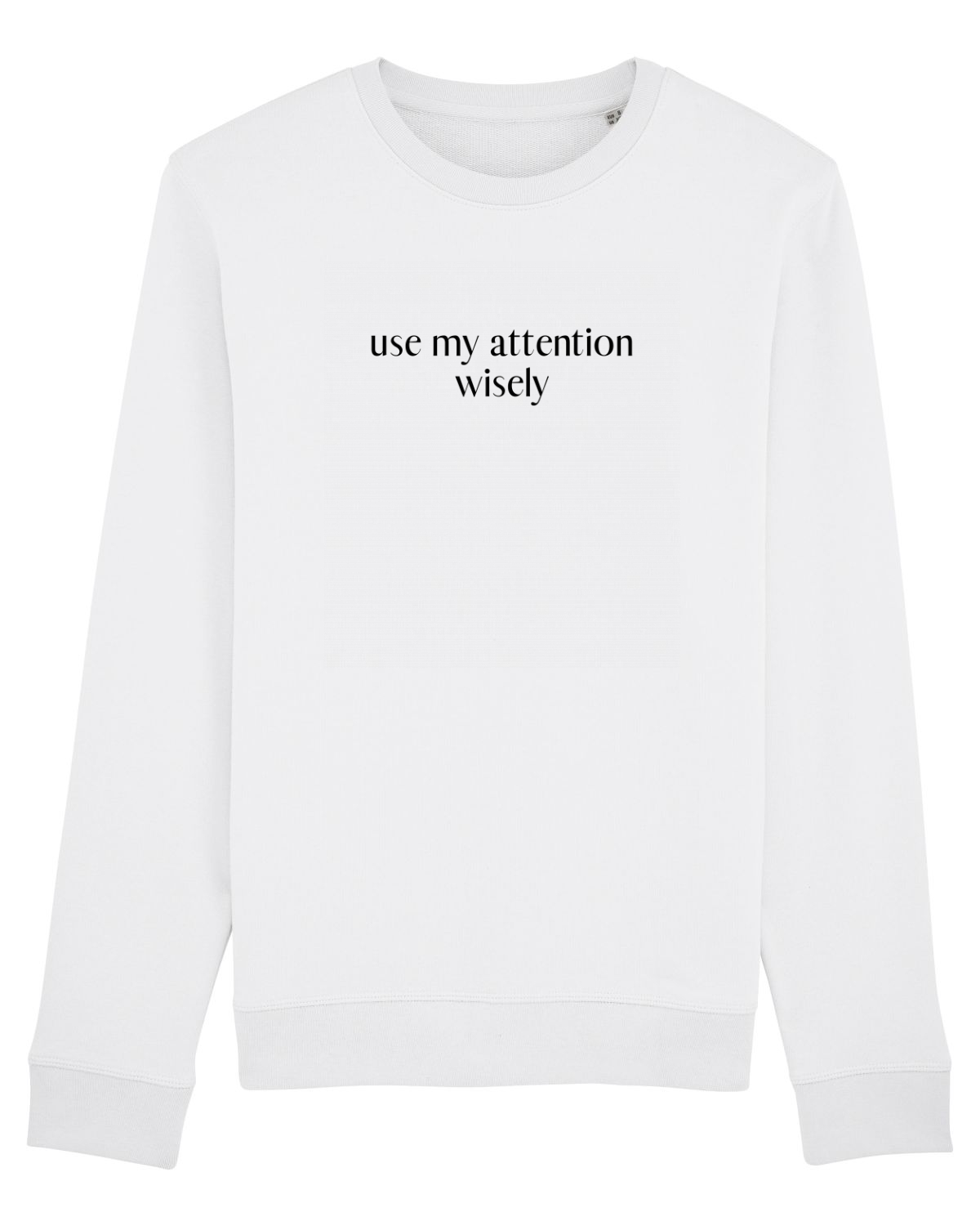 Bluză mânecă lungă Unisex Rise White