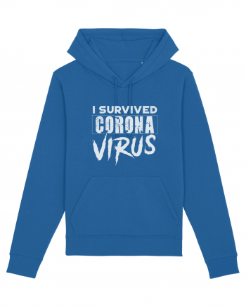 Survived corona virus Royal Blue