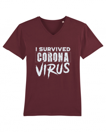Survived corona virus Burgundy