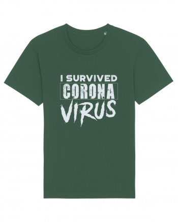 Survived corona virus Bottle Green