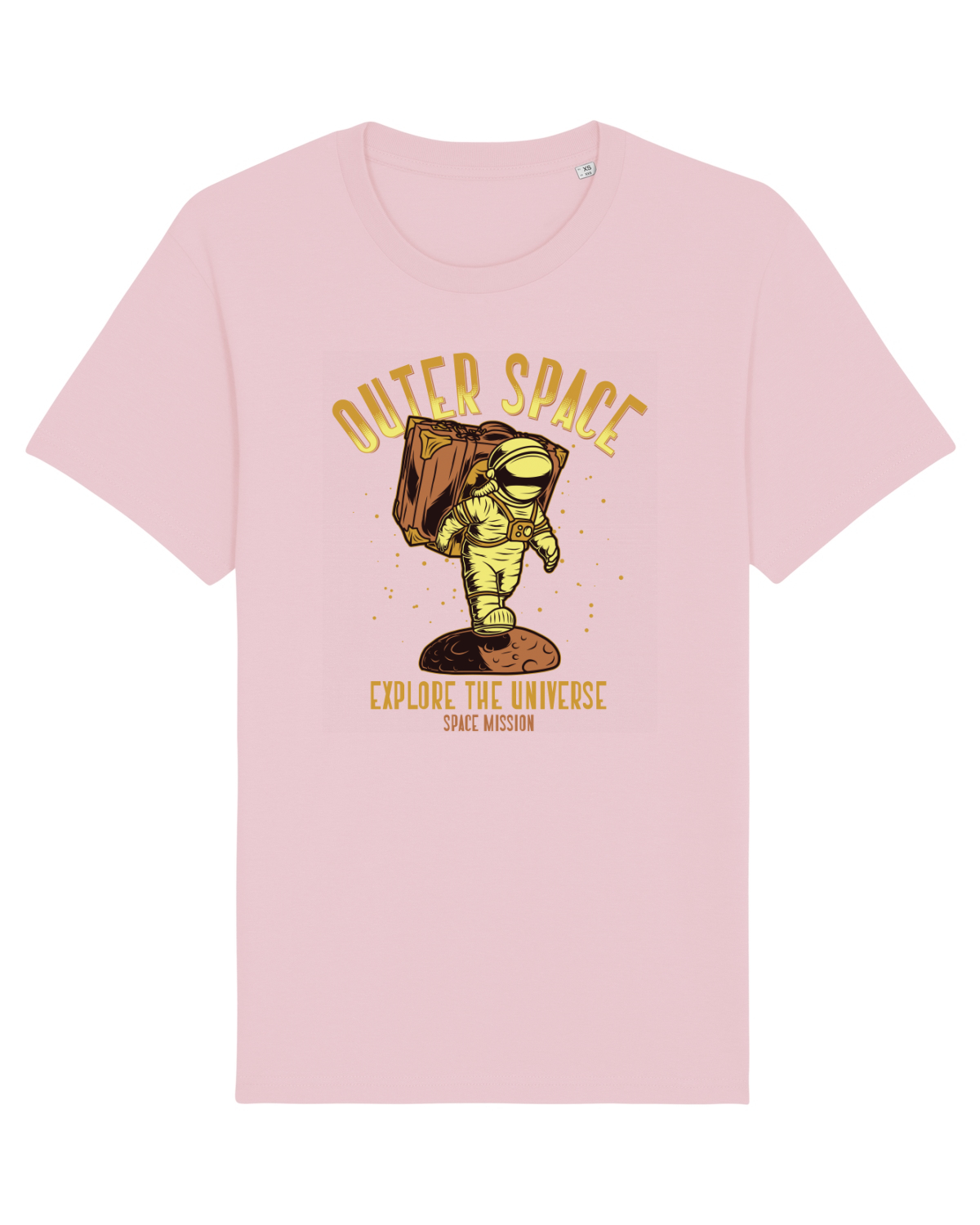 Tricou mânecă scurtă Unisex Rocker Cotton Pink