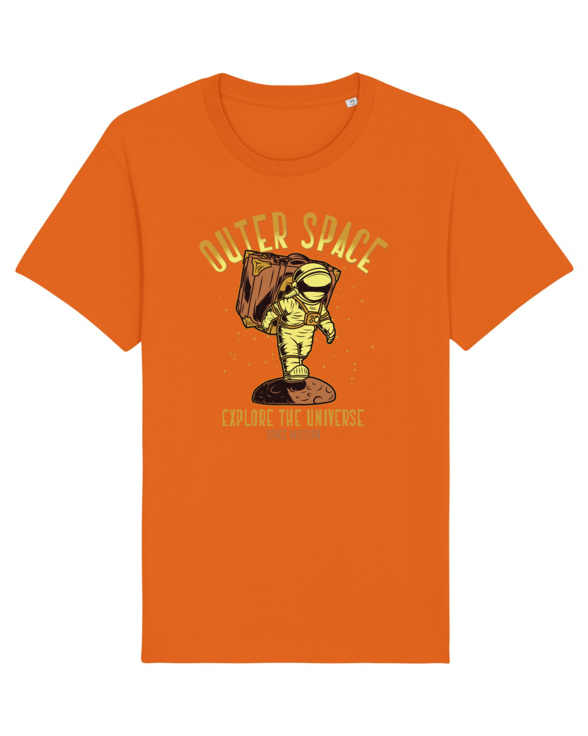 Tricou mânecă scurtă Unisex Rocker Bright Orange