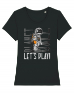 Planet Ball Let's Play! Tricou mânecă scurtă guler larg fitted Damă Expresser