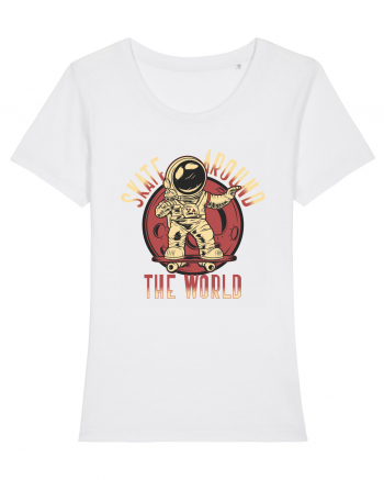 Skate Around The World White