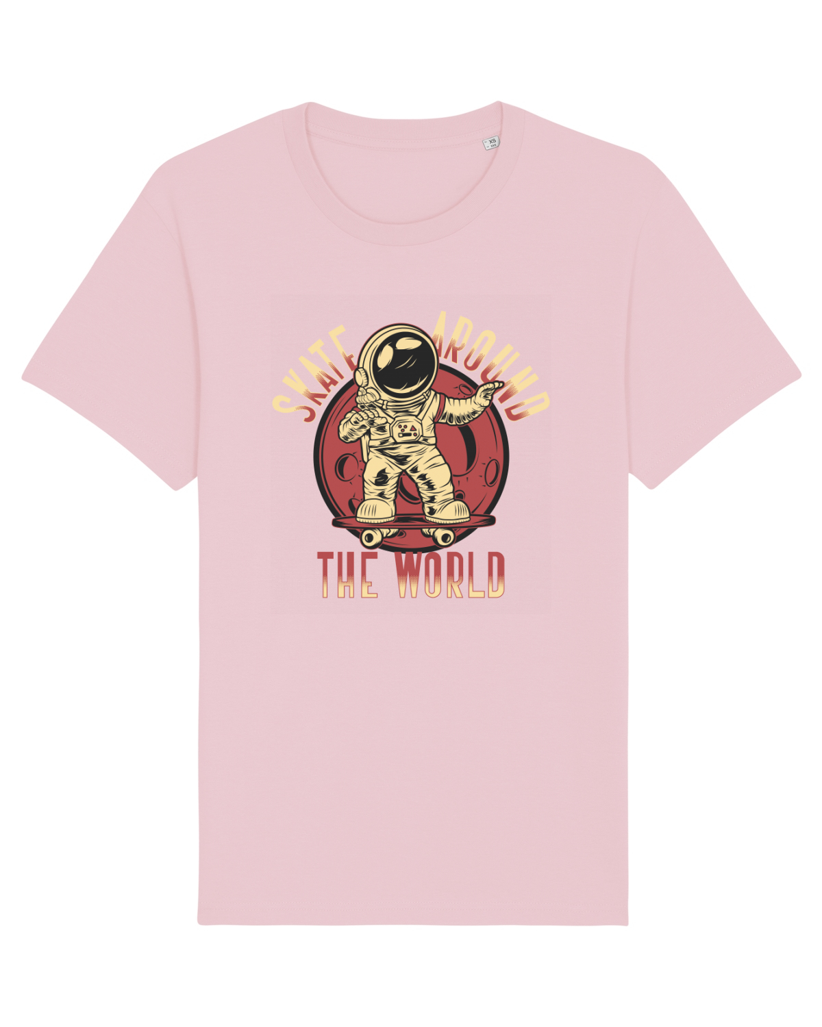 Tricou mânecă scurtă Unisex Rocker Cotton Pink